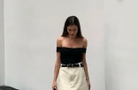 喜欢阔腿裤的女人，可能也会喜欢这条显瘦、好驾驭的半裙吧！
