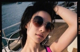 倪妮晒出海六宫格自拍对